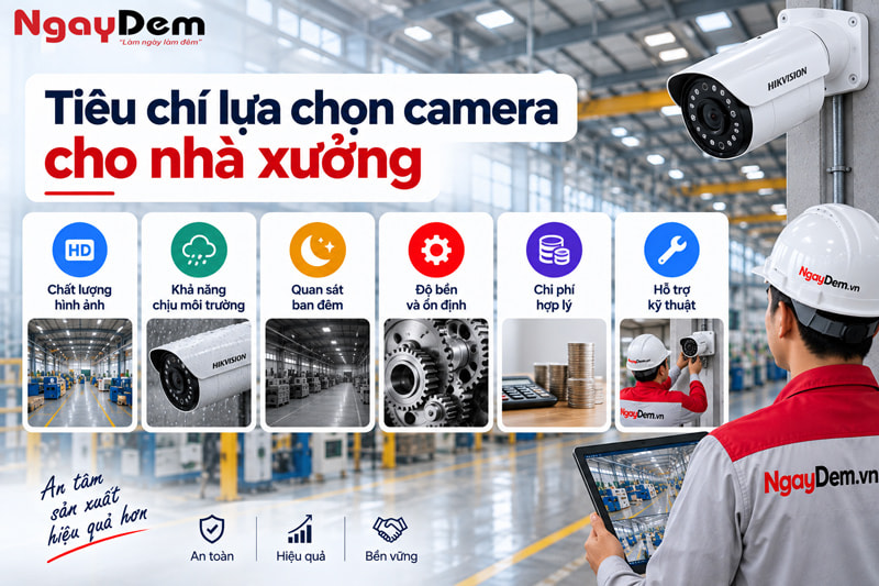 Tư Vấn Lắp Đặt Camera Cho Nhà Xưởng
