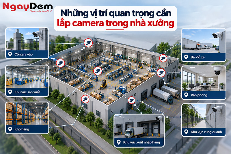 Tư Vấn Lắp Đặt Camera Cho Nhà Xưởng