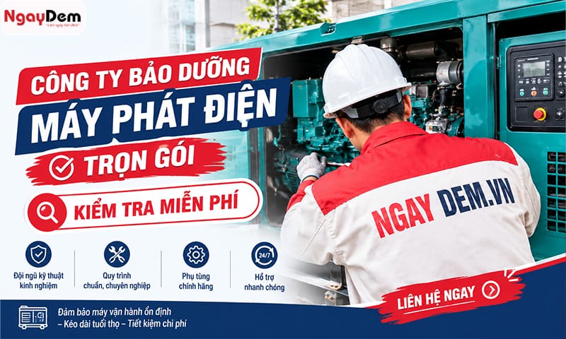 [Top 9] Nhà thầu bảo dưỡng máy phát điện Hà Nội uy tín | 24/7