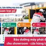 Bảo dưỡng máy phát điện cho showroom, cửa hàng trưng bày chuyên sâu