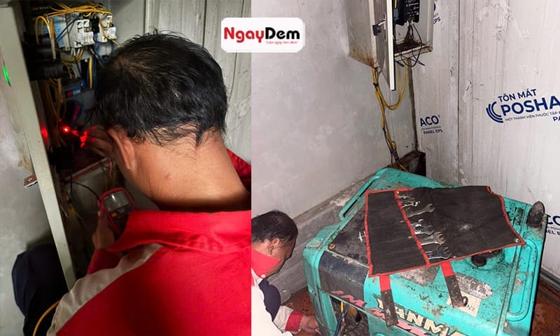 Sửa chữa máy phát điện tại Đống Đa thực hiện thay lọc dầu, xả cặn trong bầu lọc của máy phát điện Bảo dưỡng máy phát điện tại Đống Đa