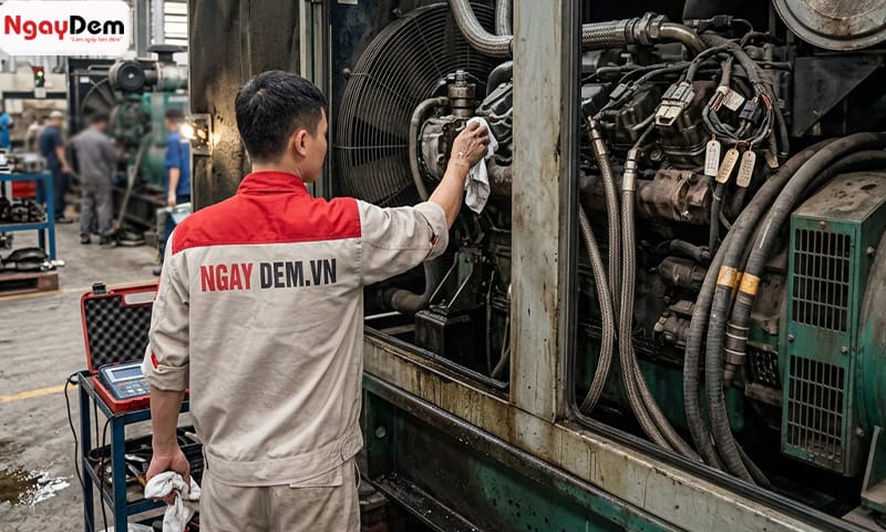 Cơ điện Ngày Đêm - dịch vụ sửa chữa máy phát điện tại Tây Hồ đáp ứng mọi tiêu chi, an tâm dịch vụ chất lượng Sửa chữa bảo dưỡng máy phát điện tại Tây Hồ | Kỹ thuật chuyên nghiệp
