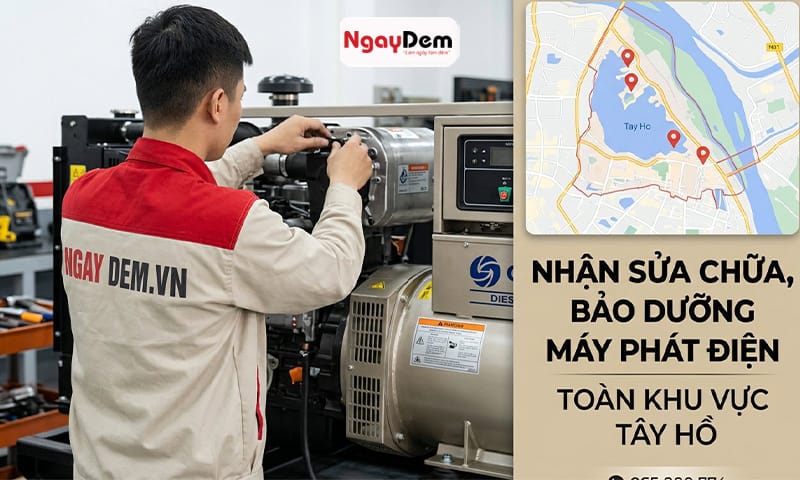 Sửa chữa bảo dưỡng máy phát điện tại Tây Hồ | Kỹ thuật chuyên nghiệp Sửa chữa bảo dưỡng máy phát điện tại Tây Hồ | Kỹ thuật chuyên nghiệp
