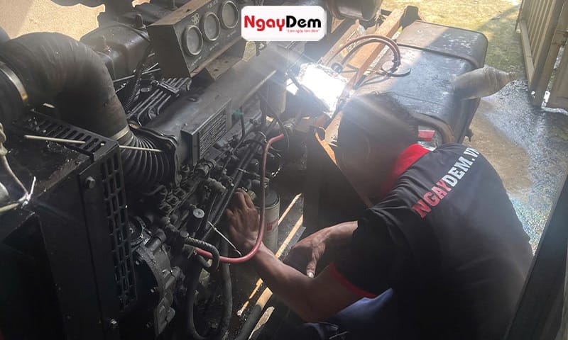 Dự án ảo dưỡng máy phát điện Trường THPT IVS