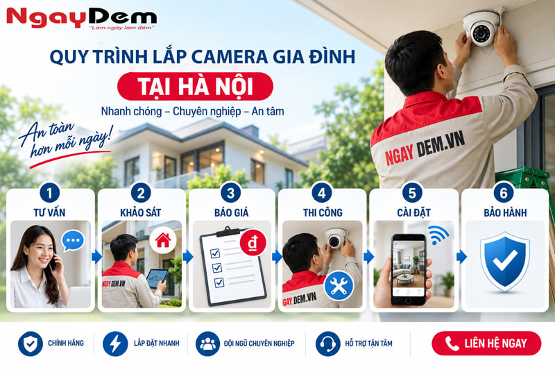 Báo giá lắp camera gia đình trọn gói ở Hà Nội Báo giá lắp camera gia đình trọn gói ở Hà Nội