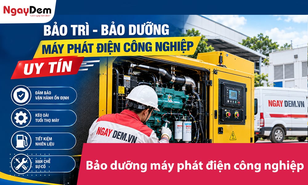 Bảo trì – bảo dưỡng máy phát điện công nghiệp uy tín| Miễn phí khảo sát