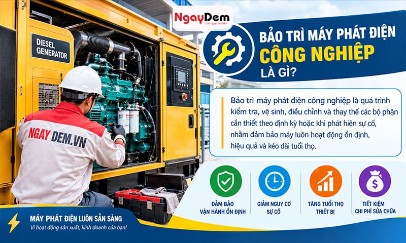 Bảo trì - bảo dưỡng máy phát điện công nghiệp uy tín| Có mặt ngay