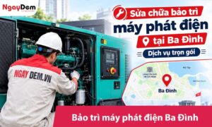 bảo trì máy phát điện tại ba đình