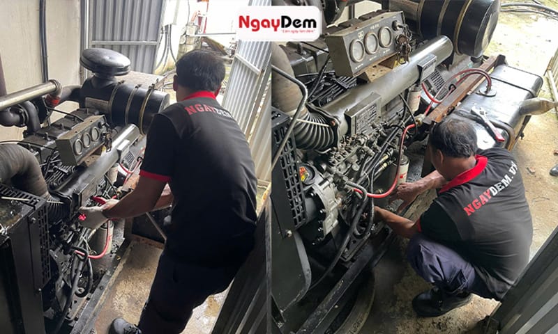 Tháo phụ tùng, kiểm tra các bộ phận máy phát điện Bảo trì máy phát điện tại Đông Anh | Có mặt sau 30–60 phút