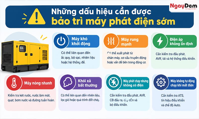 bảo trì máy phát điện tại Hoàn Kiếm