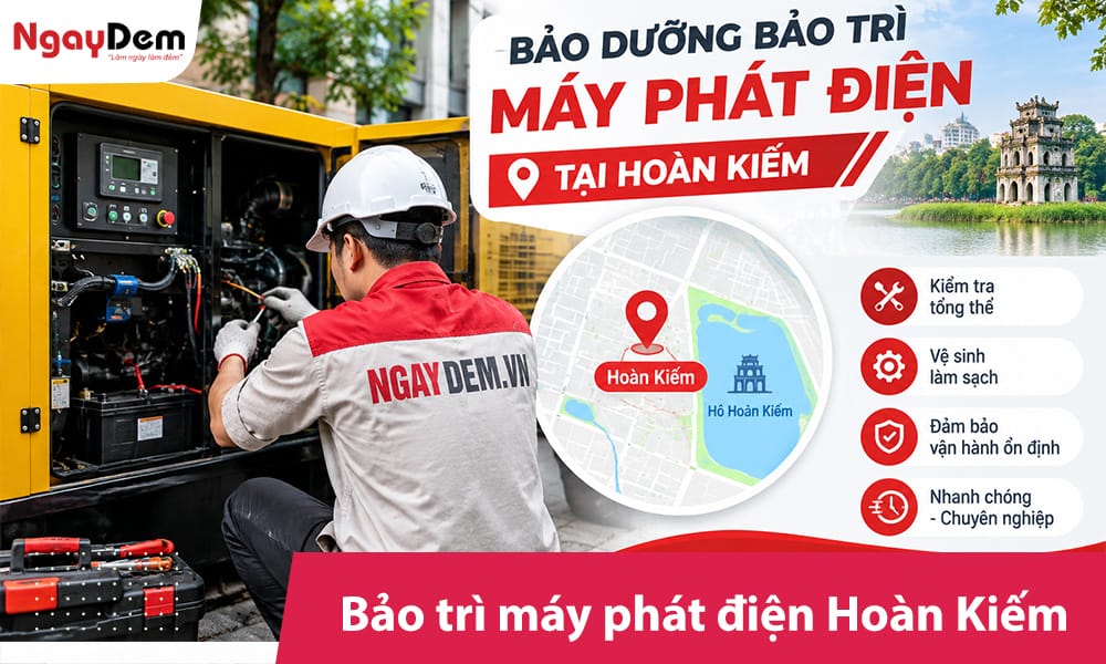 Bảo dưỡng bảo trì máy phát điện tại Hoàn Kiếm| Giá tốt 2026