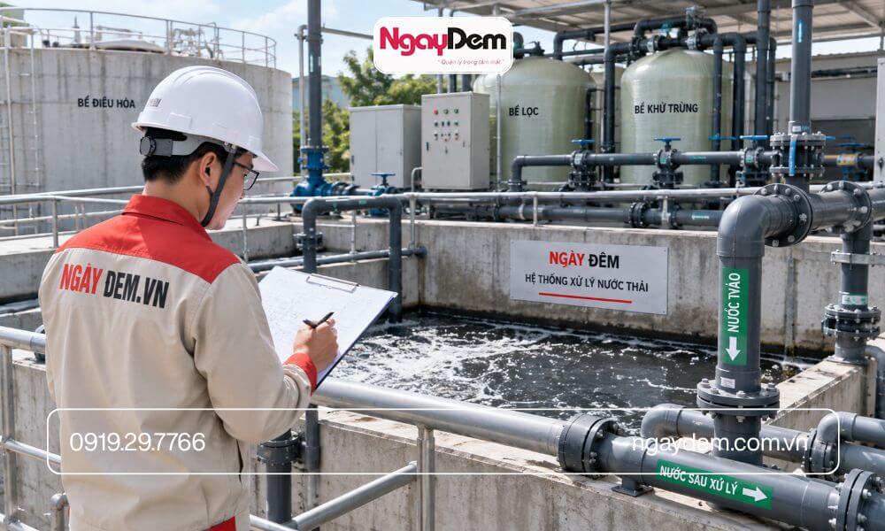 Biện pháp thi công hệ thống xử lý nước thải