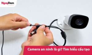 Camera an ninh là gì? Tìm hiểu cấu tạo & phân loại