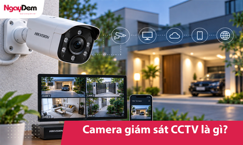 Camera giám sát CCTV là gì? Cấu tạo, phân loại & cách hoạt động Camera giám sát CCTV là gì? Cấu tạo, phân loại & cách hoạt động