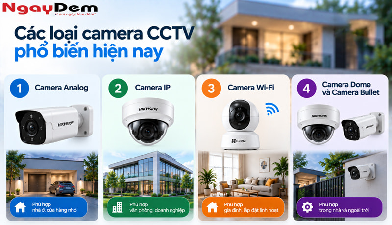 Camera giám sát CCTV là gì? Cấu tạo, phân loại & cách hoạt động Camera giám sát CCTV là gì? Cấu tạo, phân loại & cách hoạt động