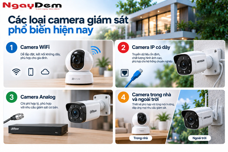 Camera giám sát là gì? Cấu tạo, tính năng và cách chọn Camera giám sát là gì? Cấu tạo, tính năng và cách chọn