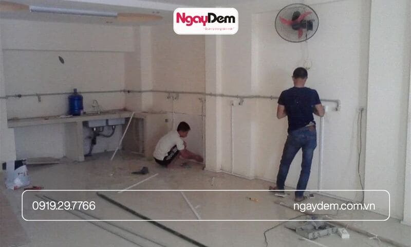 Đơn vị chuyên thi công điện nước nhà dân