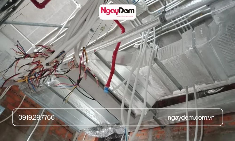 nhận thi công điện nước