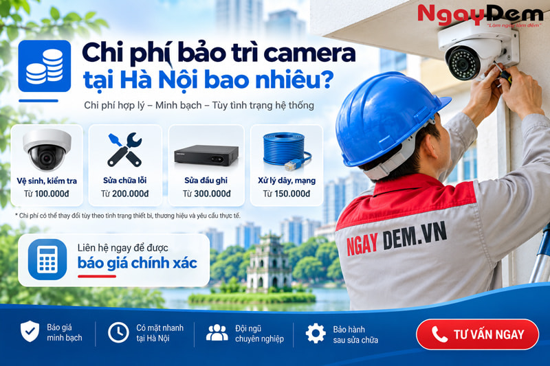 Top 5 Công Ty Dịch Vụ Bảo Trì Camera Tại Hà Nội Top 5 Công Ty Dịch Vụ Bảo Trì Camera Tại Hà Nội