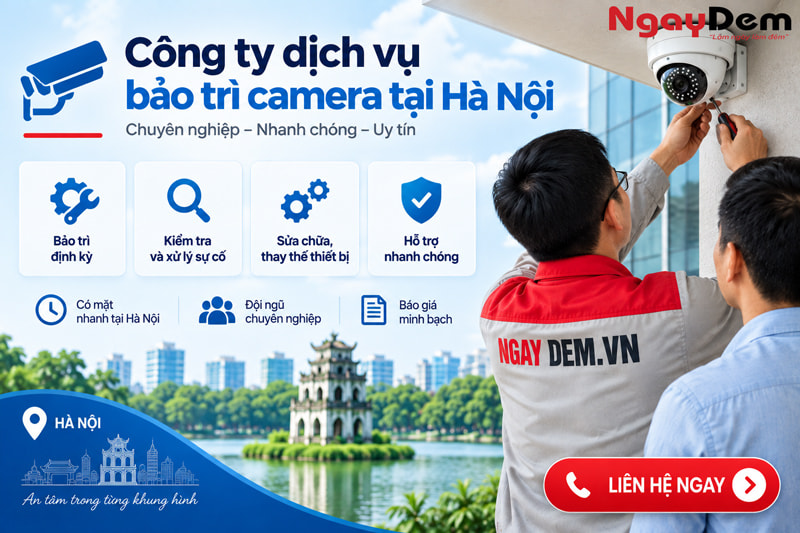 Top 5 Công Ty Dịch Vụ Bảo Trì Camera Tại Hà Nội Top 5 Công Ty Dịch Vụ Bảo Trì Camera Tại Hà Nội