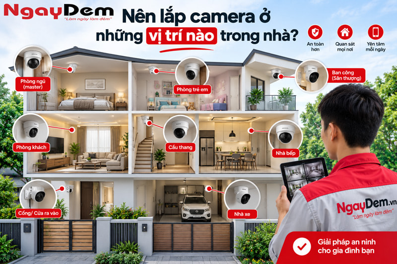 Dịch vụ lắp camera tại nhà giá bao nhiêu? Báo giá chi tiết