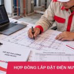 hop dong lap dat dien nuoc nha o