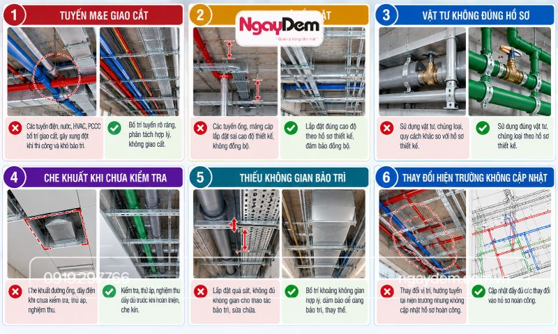 Nhiều vấn đề của hệ thống điện nước bắt nguồn từ khâu phối hợp và kiểm soát.