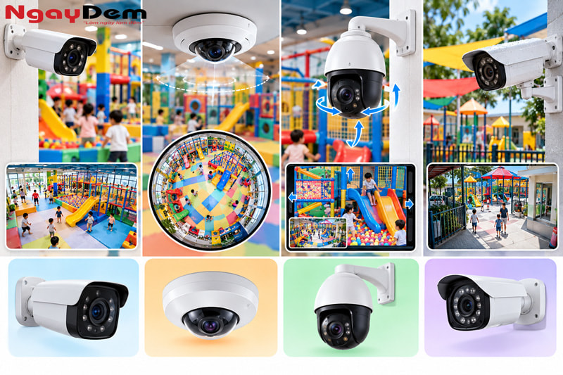 Tư vấn lắp đặt camera khu vui chơi giám sát an toàn