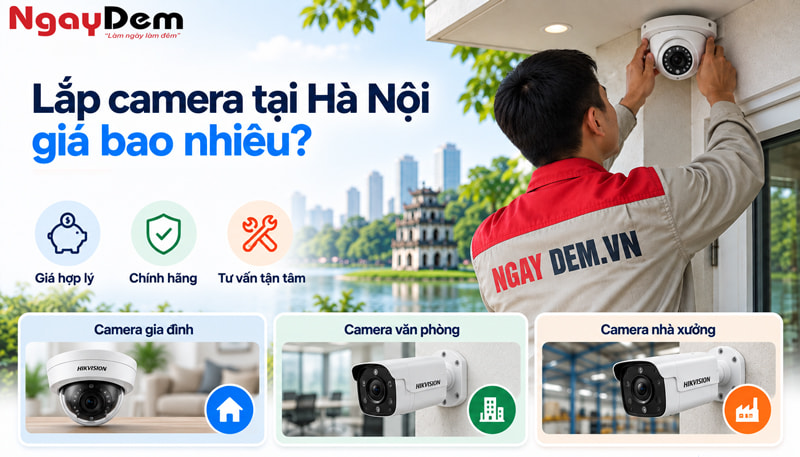 Top 6 địa chỉ lắp đặt camera tại Hà Nội uy tín nên tham khảo