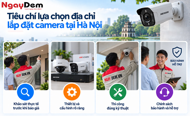 Top 6 địa chỉ lắp đặt camera tại Hà Nội uy tín nên tham khảo