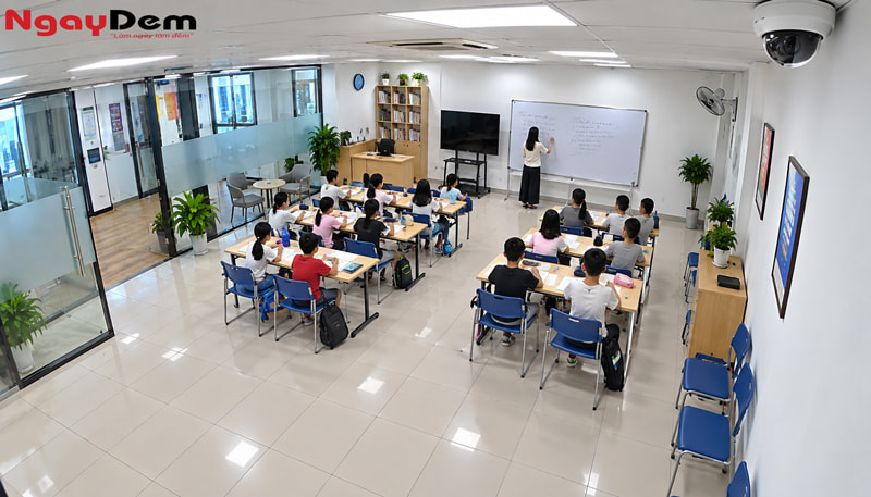 Lắp đặt camera cho trung tâm đào tạo Lắp đặt camera cho trung tâm đào tạo