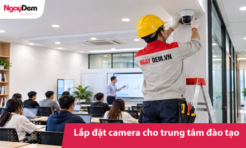 Lắp đặt camera cho trung tâm đào tạo Lắp đặt camera cho trung tâm đào tạo