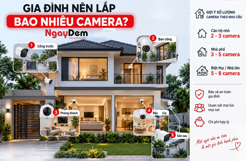 Tư vấn lắp đặt hệ thống Camera cho Gia Đình Tư vấn lắp đặt hệ thống Camera cho Gia Đình