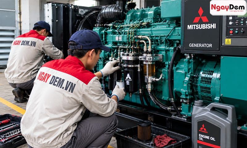 Sửa chữa - bảo dưỡng máy phát điện Mitsubishi chuyên nghiệp