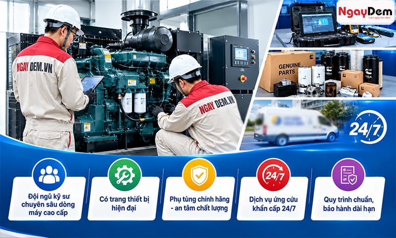 Sửa chữa - bảo dưỡng máy phát điện MTU trọn gói| Uy tín