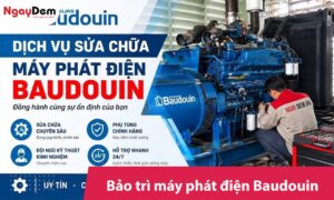 Sửa chữa - bảo trì máy phát điện Baudouin chuyên nghiệp