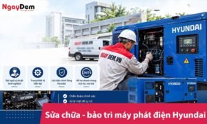 Sửa chữa - bảo trì máy phát điện Hyundai tận nơi | Kiểm tra đúng lỗi
