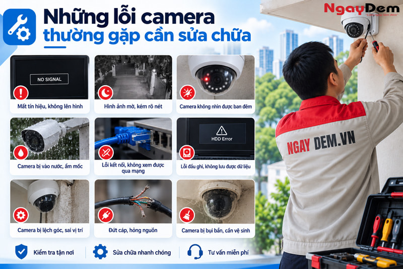 Đơn vị sửa chữa camera tại Hà Nội uy tín, đáng tham khảo