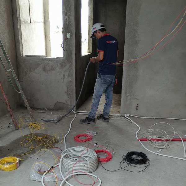 Thi công hệ thống điện nước