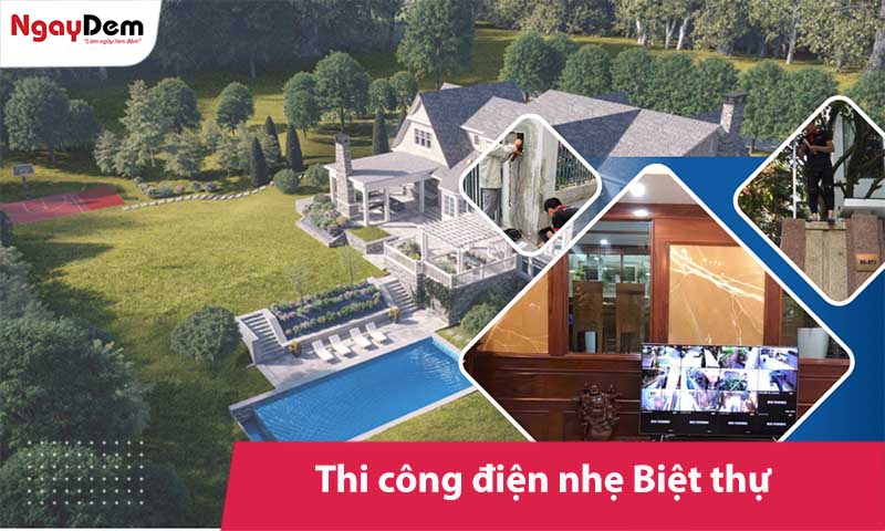 Dịch vụ thi công điện nhẹ cho Biệt thự - Nhà phố chuyên nghiệp
