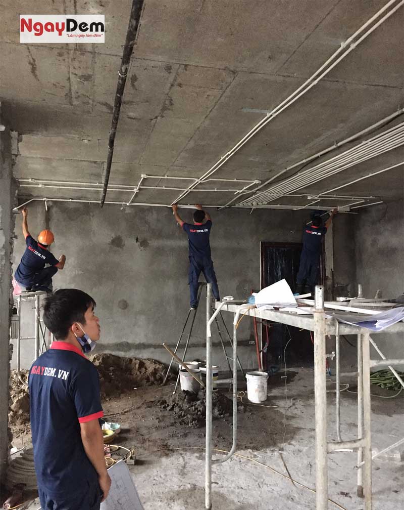 Thi công điện nhẹ tại Gia Lâm - Tư vấn, lắp đặt theo thực tế