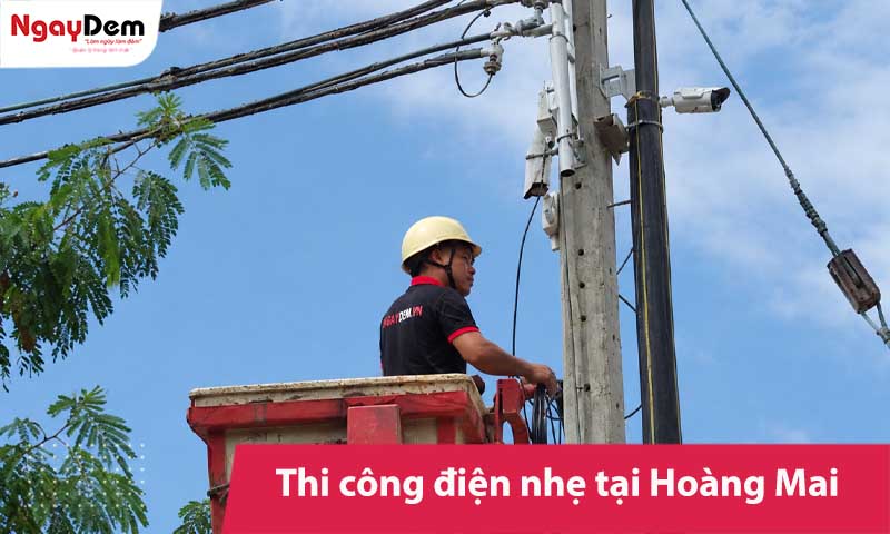 Thi công điện nhẹ tại Hoàng Mai trọn gói | Chiết khấu cao