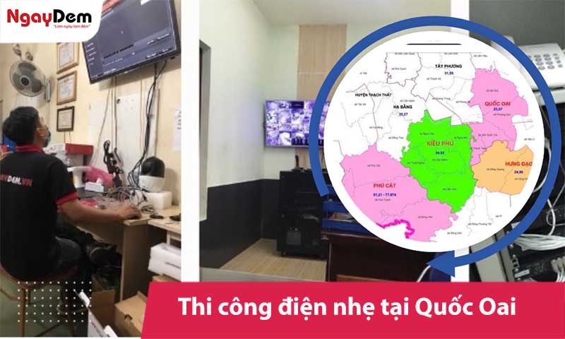 Dịch vụ thi công điện nhẹ tại Quốc Oai trọn gói uy tín