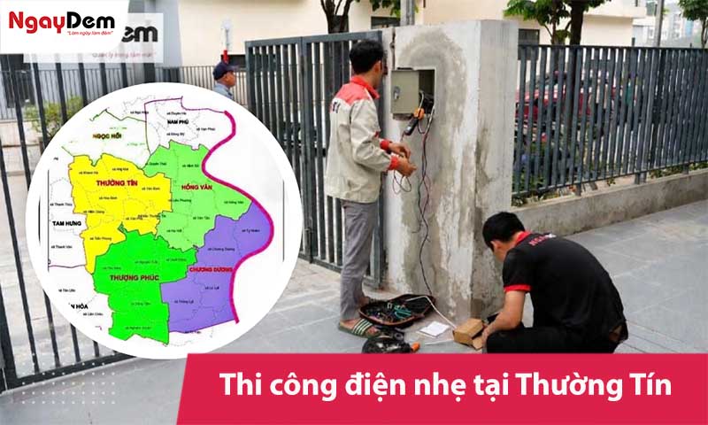 Thi công điện nhẹ tại Thường Tín cho nhà xưởng, doanh nghiệp