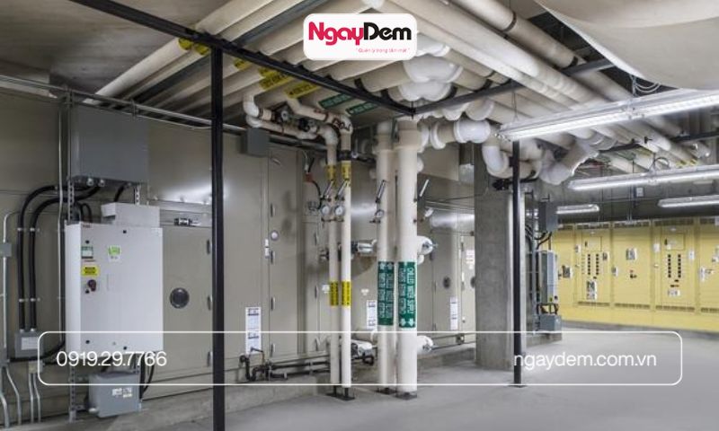 thi công điện nước tại bảo tàng