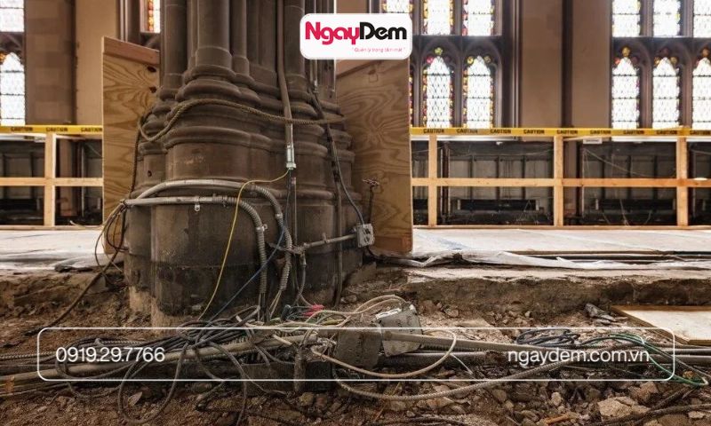 hệ thống điện nước kho bảo quản hiện vật