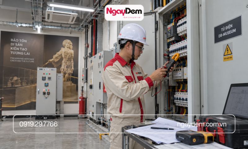 nghiệm thu hệ thống điện nước bảo tàng
