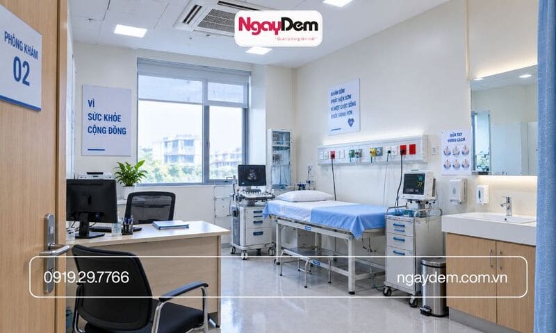 thi công điện nước cho phòng khám