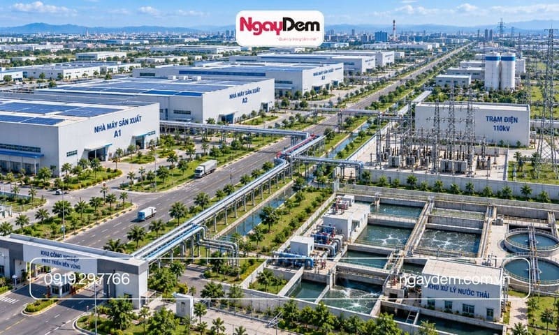 thi công điện nước cho khu công nghiệp