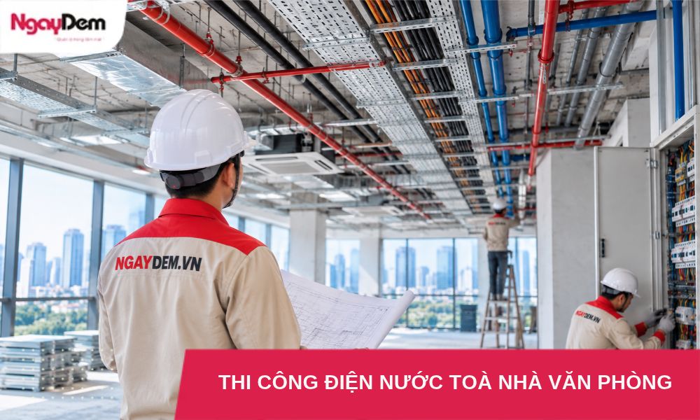 Dịch Vụ Thi Công Điện Nước Cho Tòa Nhà Văn Phòng Trọn Gói
